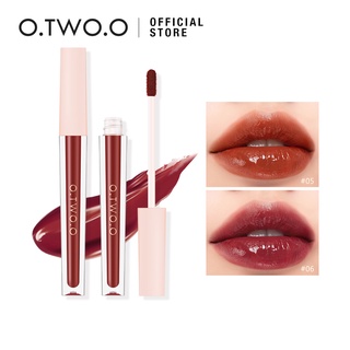 Son môi O.TWO.O dưỡng ẩm màu ánh nước sáng bóng trang điểm thời trang 33g