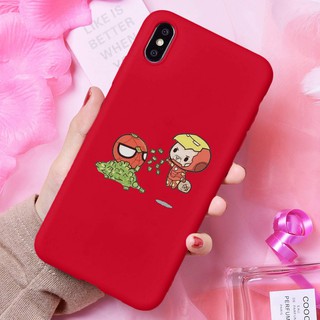 [FREESHIP toàn quốc đơn 50K] Iphone ốp lưng chống sốc Spider Man vs Iron Man