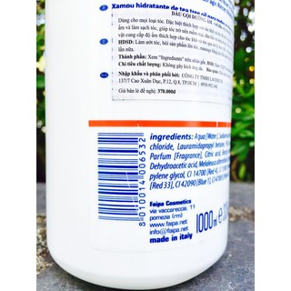 Dầu gội dưỡng ẩm Faipa Three 3 Shampoo 1000ml