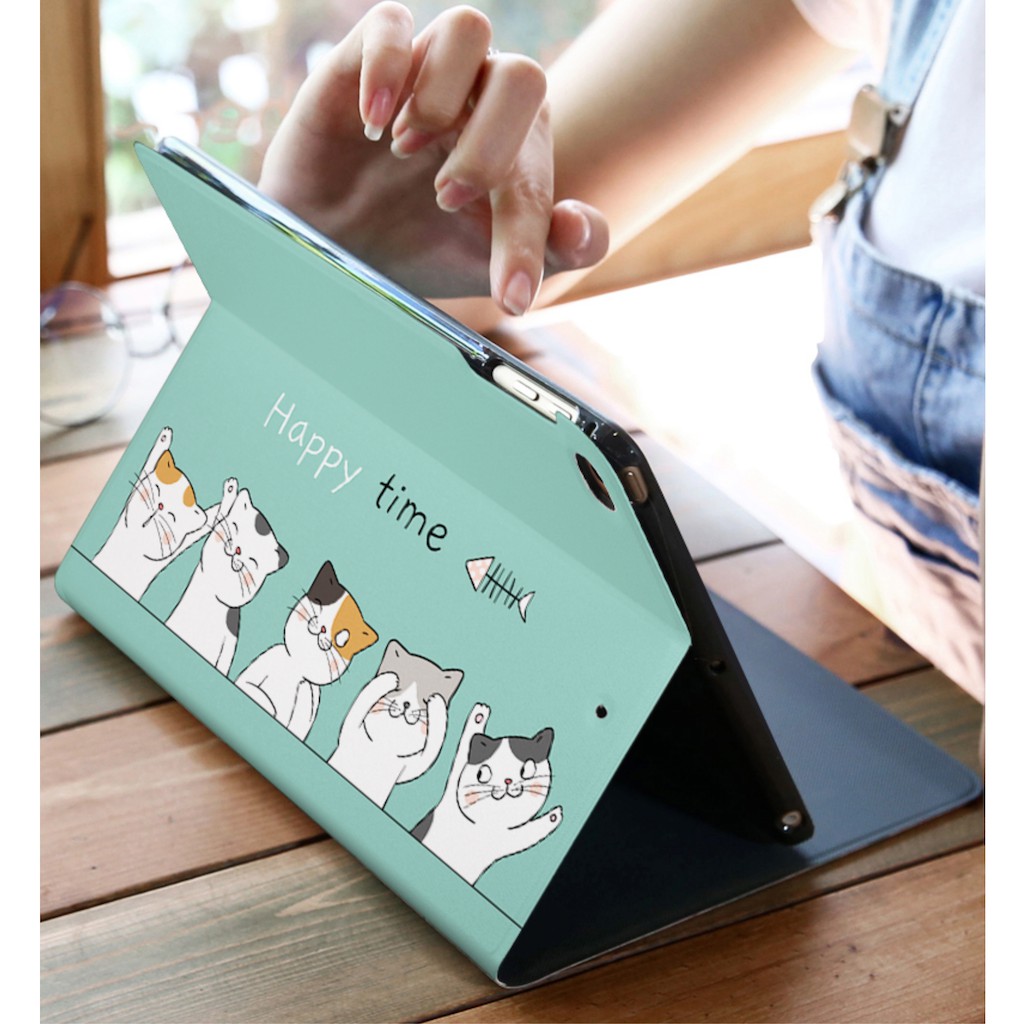 Bao da iPad hoạt hình dễ thương cho Apple iPad 10.2 2019 Pro 9.7 10.5 11 inch Air Mini 1 2 3 4 5 | BigBuy360 - bigbuy360.vn