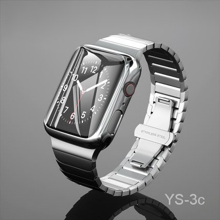 Dây đeo thay thế bằng thép không gỉ đính đá cho Apple Watch 38mm 40mm 42mm 44mm iwatch series 654321Vòng tay se