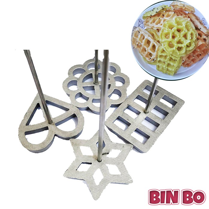 Bộ 4 khuôn bánh nhúng hàng Việt Nam