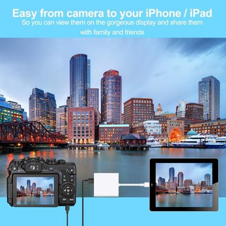  Cáp Chuyển Đổi Lightning to USB 3 Camera Reader Dành Cho Iphone, Ipad