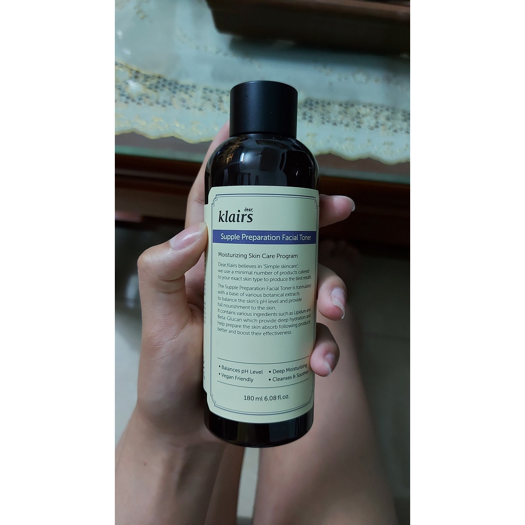 Nước hoa hồng Klairs Supple Preparation Facial Toner