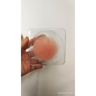 2 miếng dán ti silicon hình hoa kích thước 6,5cm