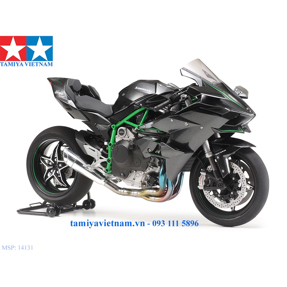 14131 Mô hình xe mô tô 1/12 SCALE Kawasaki Ninja H2R