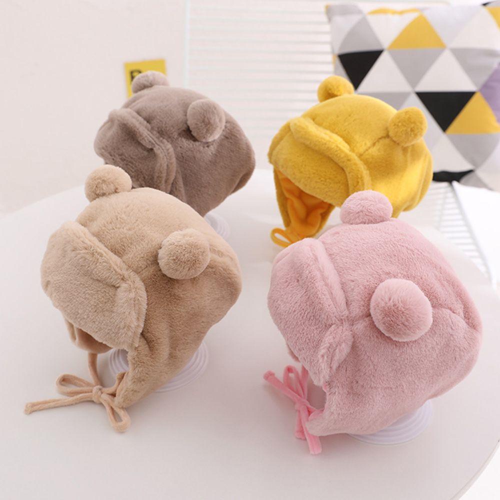 BSUNS Mũ Len Lông Cừu Ấm Áp Dễ Thương Thời Trang Thu Đông Cho Bé