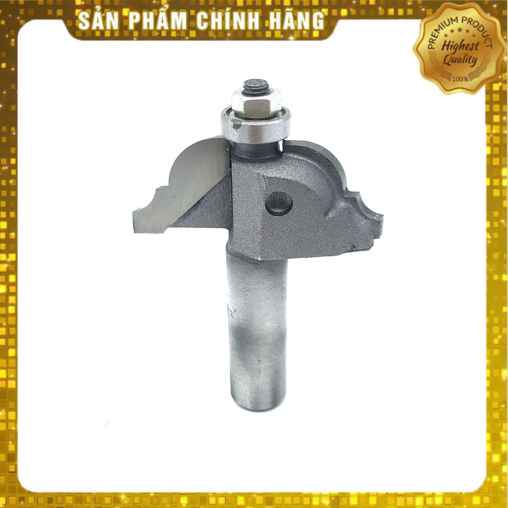 MŨI PHAY GỖ ĐÁNH CHỈ NỔI TRÒN CONG KHÔNG GỜ CAO 30MM CAO CẤP