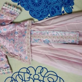 Đầm hán phục cổ trang cho búp bê bjd