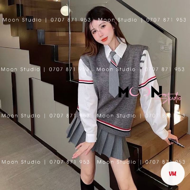 Set Áo và chân váy học sinh Thorm