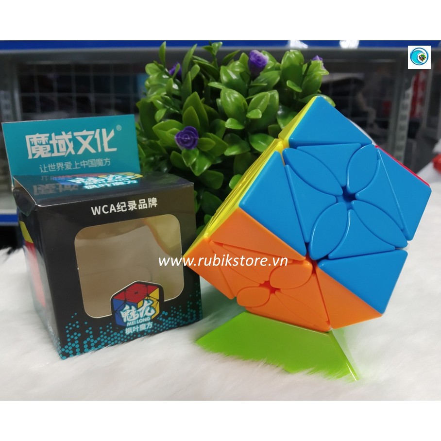 Đồ chơi Rubik biến thể Mofangjiaoshi Meilong IVY Skewb Stickerless - SP005660