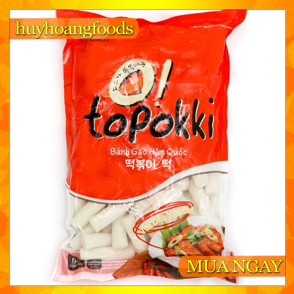 Bánh Gạo Truyền Thống Hàn Quốc Sanadle Gói 1kg [Giao Hỏa Tốc Biên Hòa]