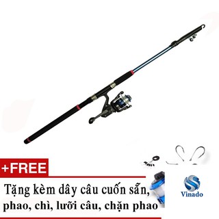 Bộ Cần Câu Máy CC18 1m8 + Phụ Kiện Cho Người Tập Câu