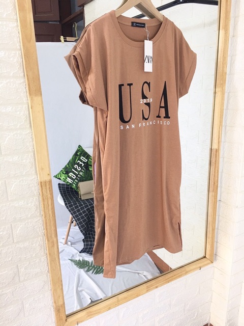 Váy suông USA dáng dài vải đẹp | BigBuy360 - bigbuy360.vn