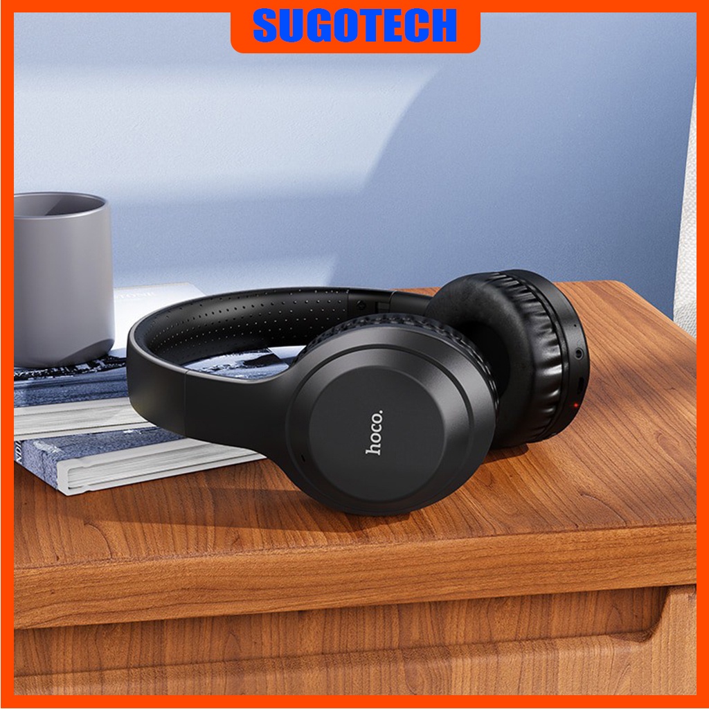 Tai nghe bluetooth chụp tai Hoco W30 chính hãng full chức năng, có jack 3.5mm