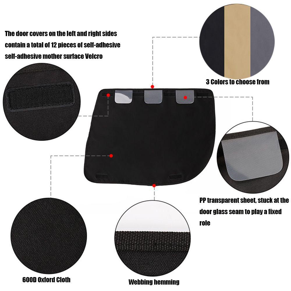 Tấm Đệm Bảo Vệ Cửa Xe Hơi Chống Sặc / Trầy Xước Tiện Dụng Cho Thú Cưng