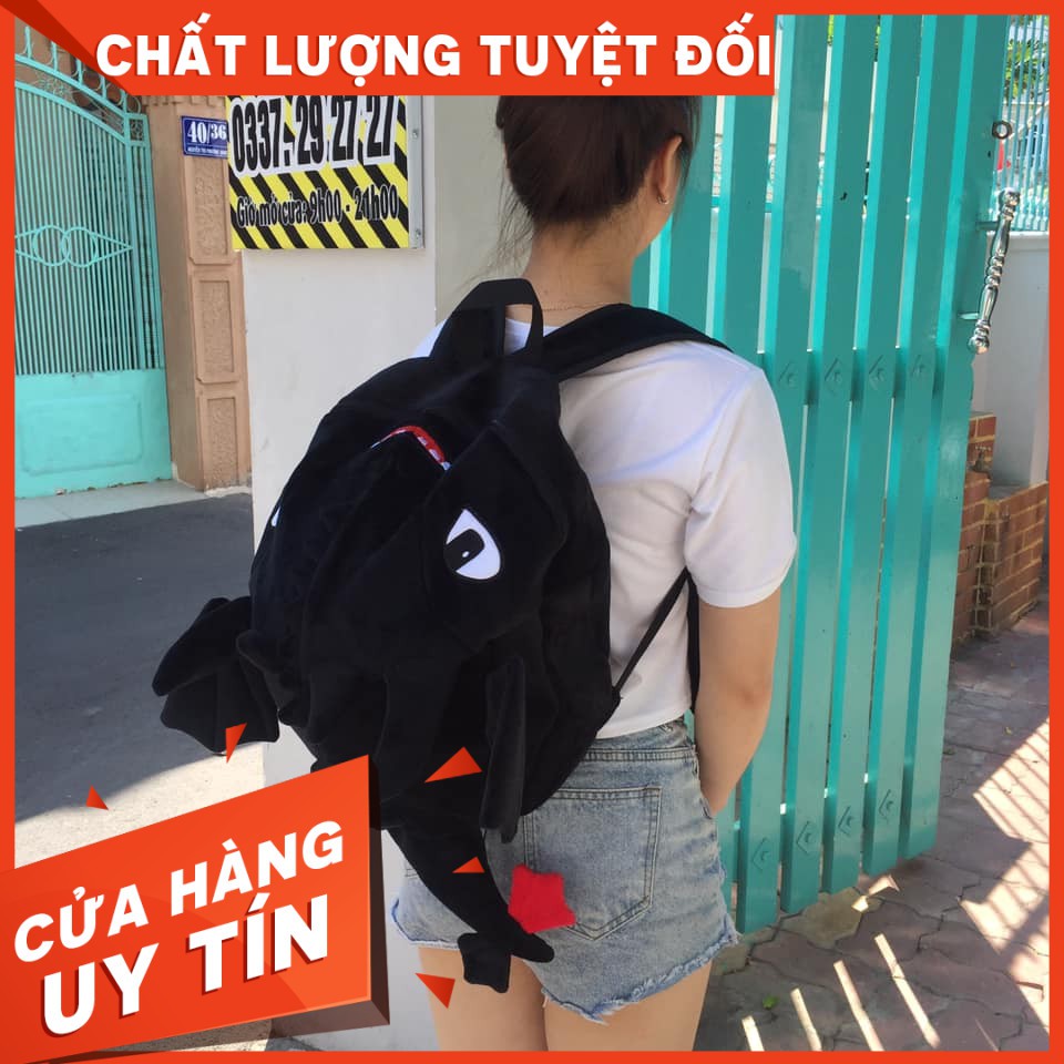 Balo Con Rồng cực KUTE vải nhung và loại lớn có đủ màu