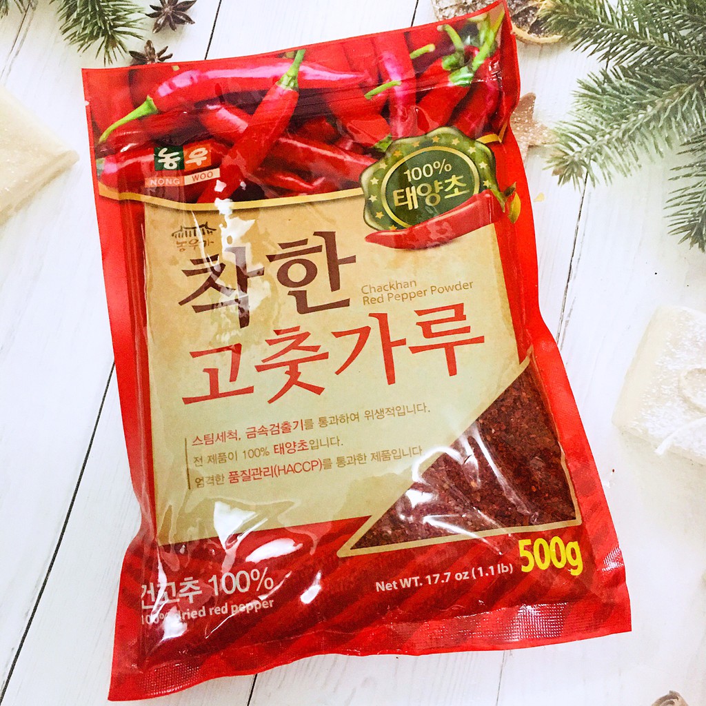 ỚT BỘT VẢY NONGWOO GÓI 500G