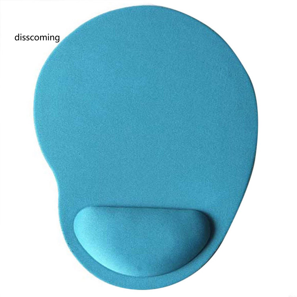Thảm Lót Chuột QTDN-Home Màu Trơn Thoải Mái Chống Trượt Kèm Đệm Hỗ Trợ Cổ Tay