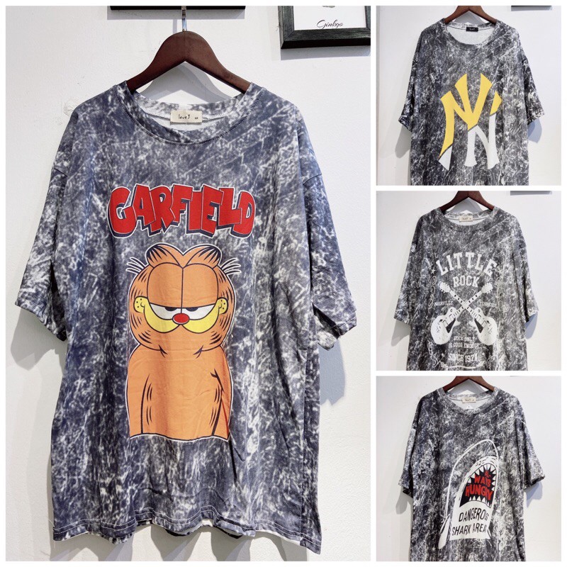 Áo phông loang hình unisex