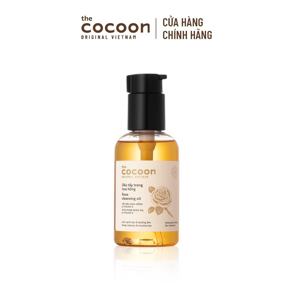 [Mã FMCGMALL -8% đơn 250K] Dầu tẩy trang hoa hồng Cocoon 140ml | BigBuy360 - bigbuy360.vn