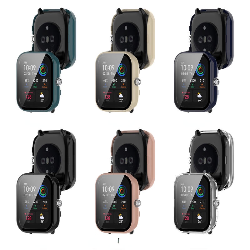 Ốp Bảo Vệ Mặt Đồng Hồ Thông Minh Huami Amazfit GTS 3 Bằng PC + Kính 9H