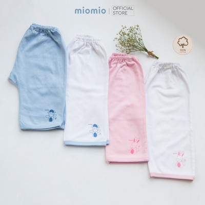 (GIFT) Quần Sơ Sinh Dài Đáy Liền Thỏ Chó - MIOMIO, Vải Cotton