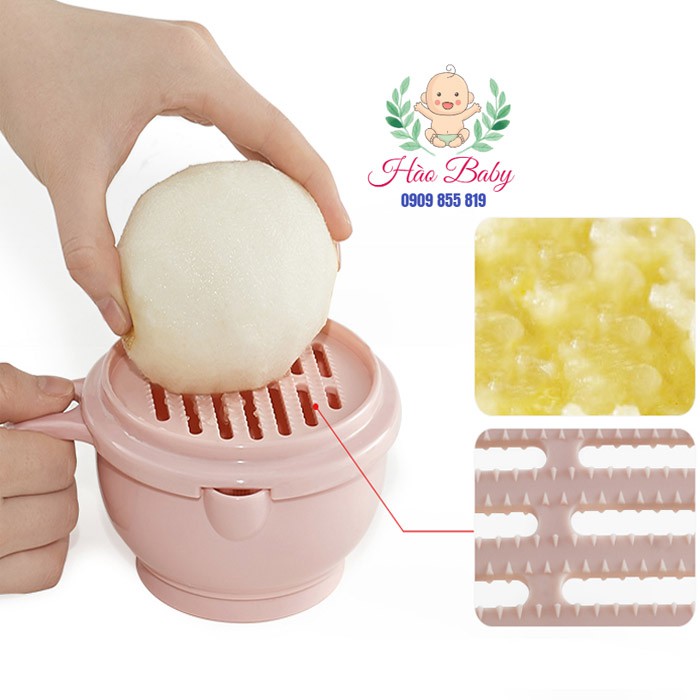 [Haobaby2018] Bộ chế biến ăn dặm kiểu nhật cao cấp đa năng nhiều chi tiết cho bé tập ăn