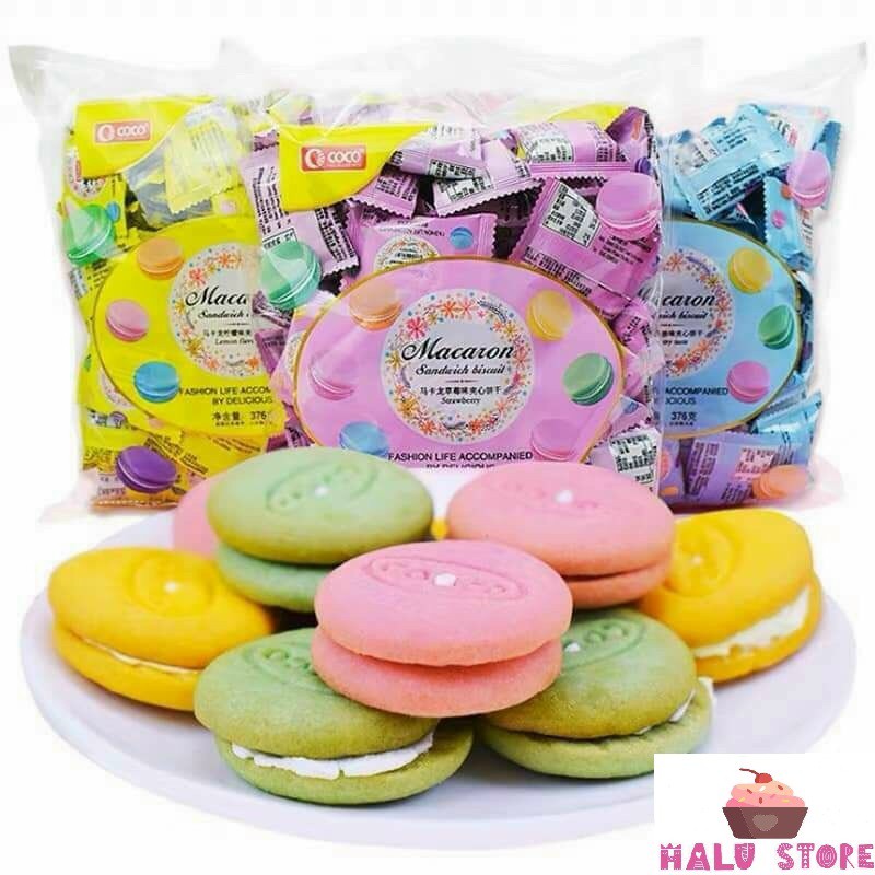 Bánh Macaroon gói 376gr siêu ngon siêu hot - Đài Loan