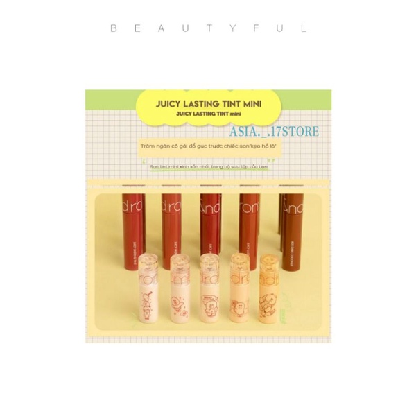 ='ㅅ'=SON TINT LÌ ROMAND×LINE FRIENDS JUICY LASTING TINT_MINISIZE 2G='ㅅ'= | BigBuy360 - bigbuy360.vn