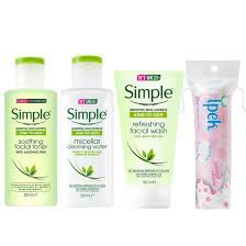 COMBO LÀM SẠCH SIMPLE TẨY TRANG + SỮA RỬA MẶT + NƯỚC HOA HỒNG | BigBuy360 - bigbuy360.vn
