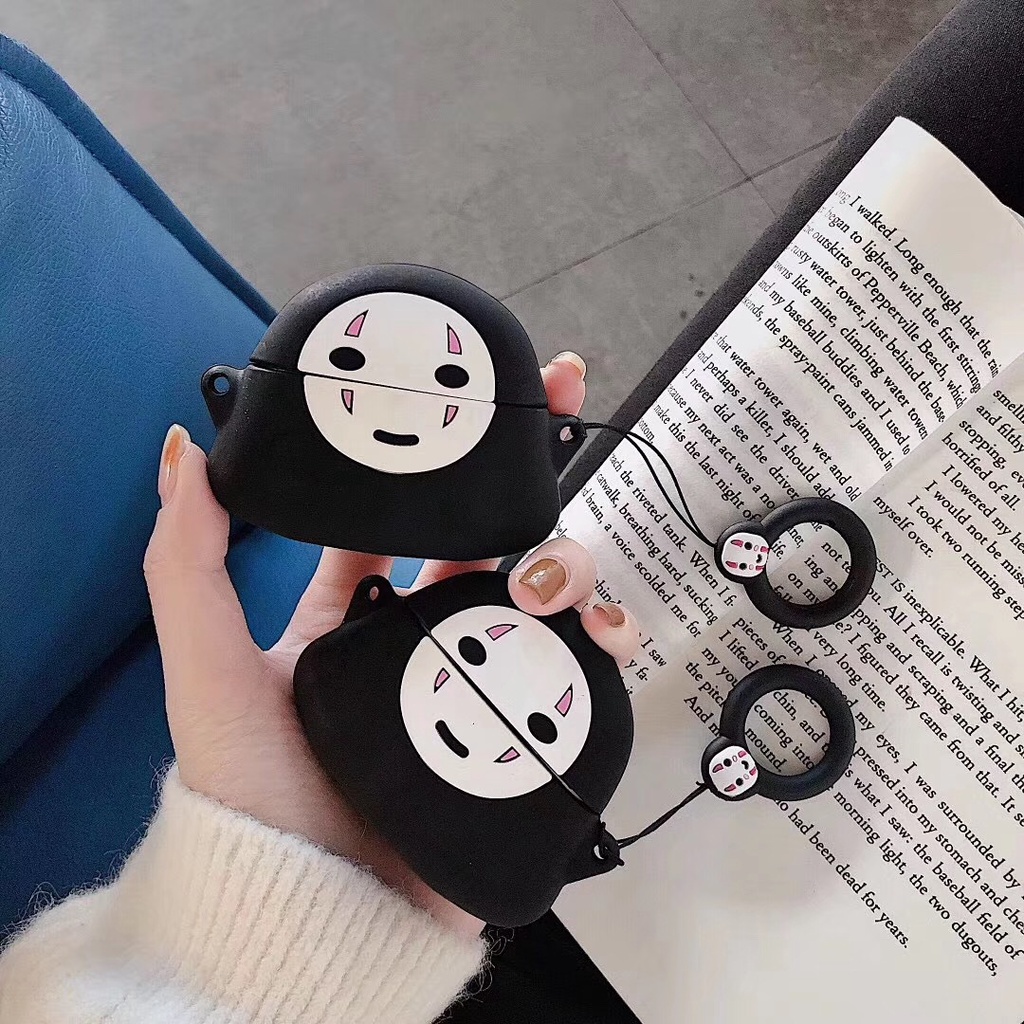 Vỏ bọc airpods1/2 - Ốp airpods 1, 2, Pro hình VÔ DIỆN - Tặng kèm móc sắt