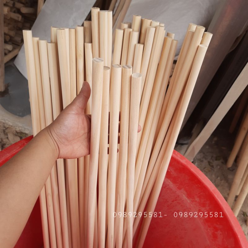 Thanh Gỗ Tròn Thông Mỹ Đường Kính 15mm