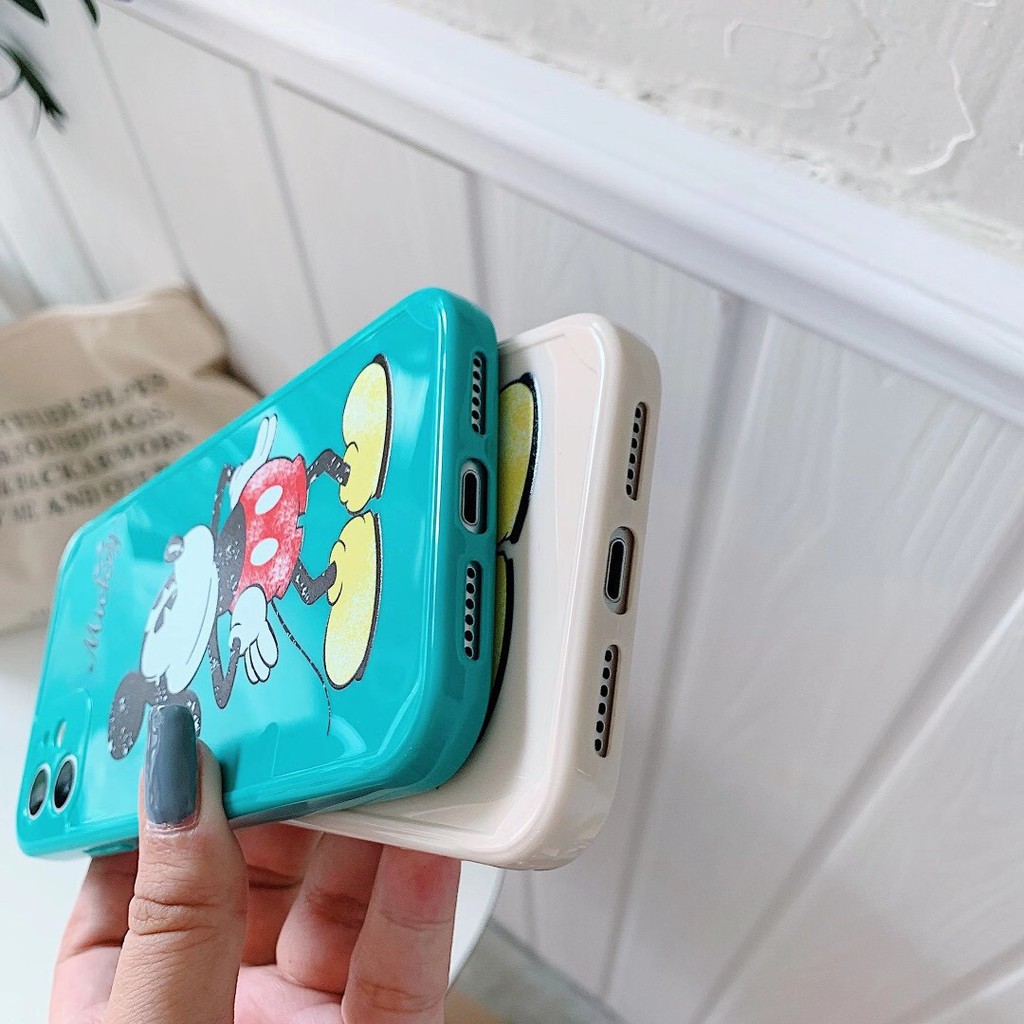 Ốp điện thoại mềm in hình chuột Mickey cho iPhone 12pro 12promax 11 11pro Max 7plus 8 + Xr Xs | BigBuy360 - bigbuy360.vn