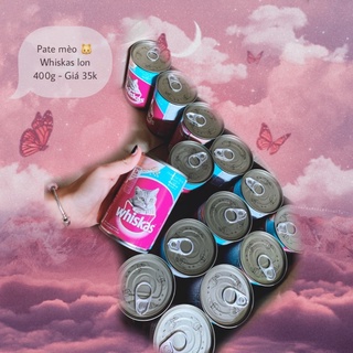 Pate mèo 🐱 Whiskas lon 400g - đủ vị dành cho mèo lớn 🐱