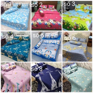 Bộ ga gối Poly Cotton Hàn Quốc 4 món