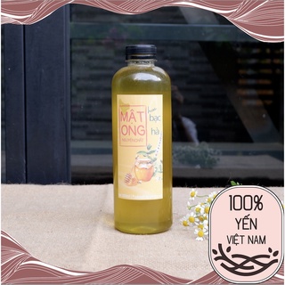 Mật ong hoa bạc hà 1000ml - yến bay