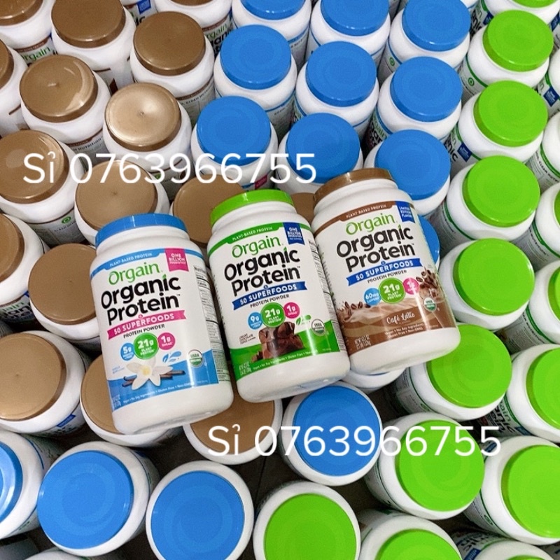Bột Protein Hữu Cơ Orgain Organic Protein 1224g