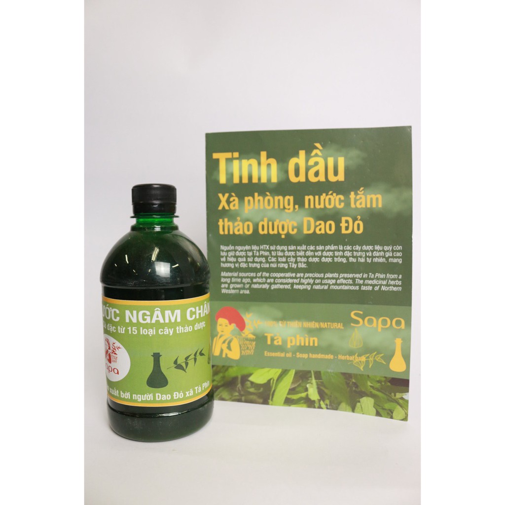 Nước Ngâm Chân Dao Đỏ Sapa - Chai 500ml - HÀNG SALE SỐC | BigBuy360 - bigbuy360.vn