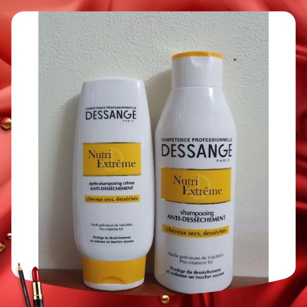 Bộ gội xả Dessange Nutri-Extreme của Pháp chuyên dành cho tóc khô xơ, hư tổn