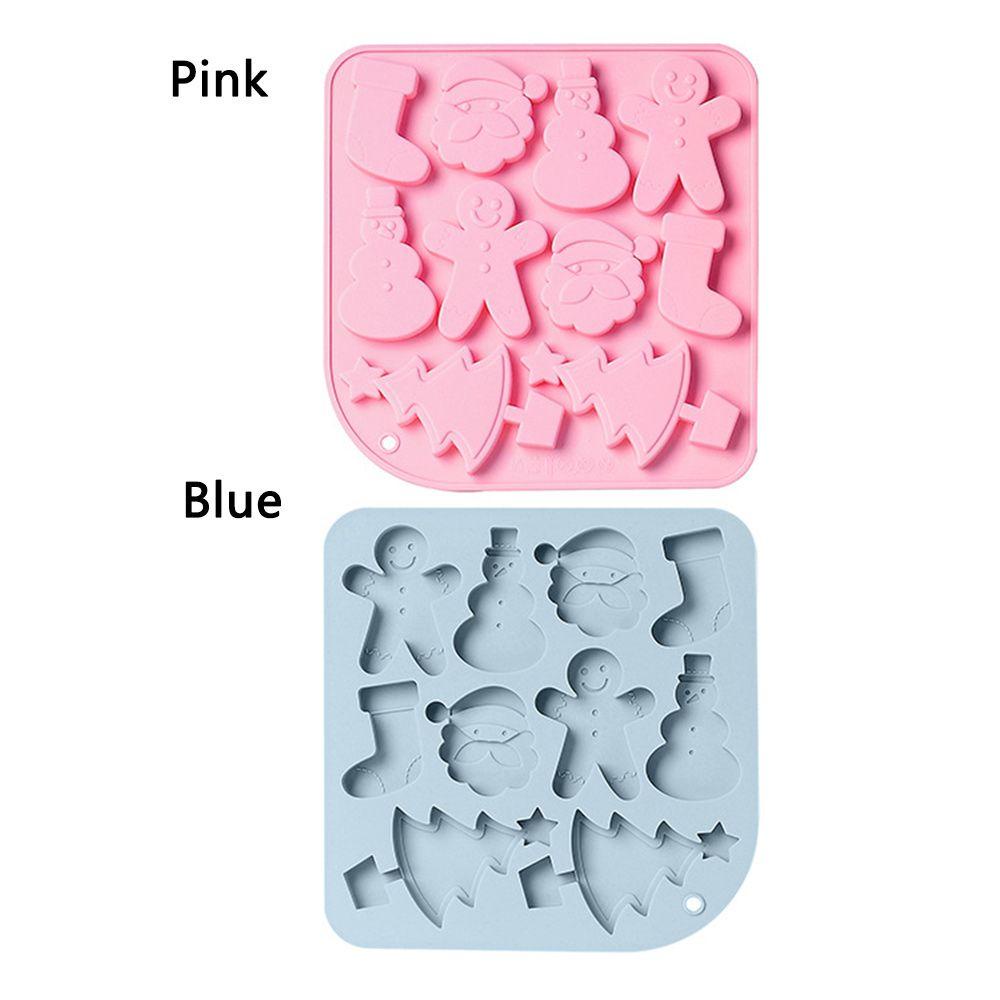 KRNY Khuôn Silicone Làm Bánh &amp; Socola Hình Ông Già Noel