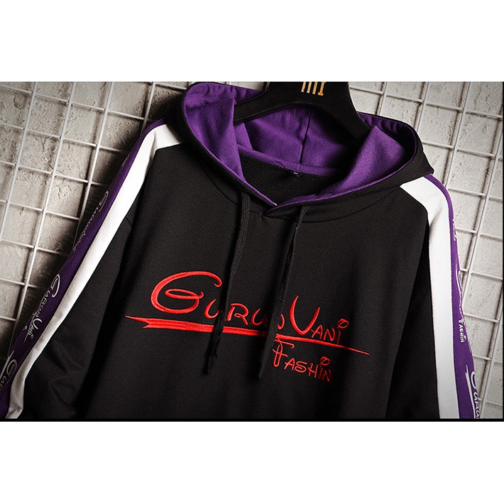 Áo  hoodie phối chữ ngực  thời trang thu đông hot | BigBuy360 - bigbuy360.vn