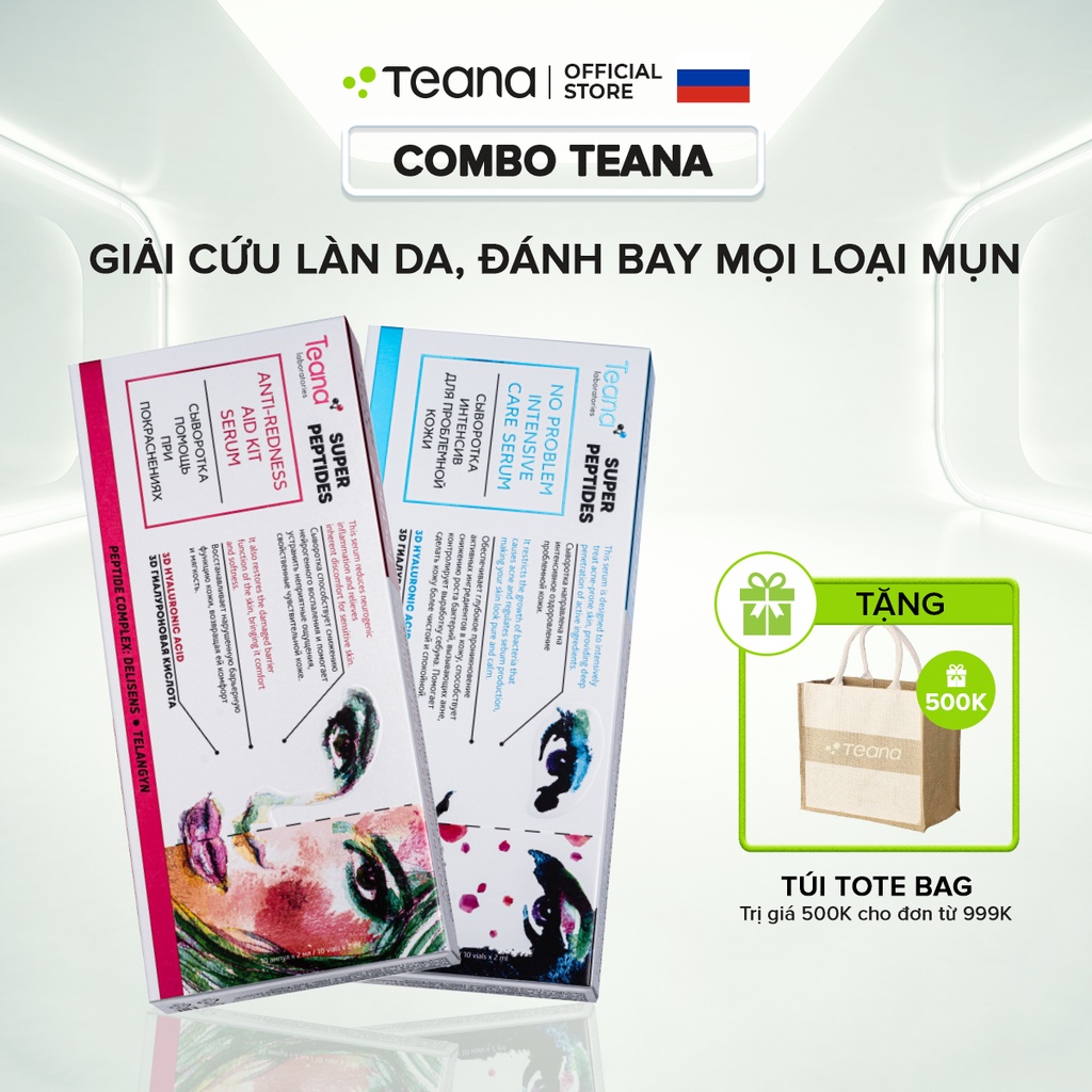 Combo Teana giải cứu làn da, đánh bay mọi loại mụn