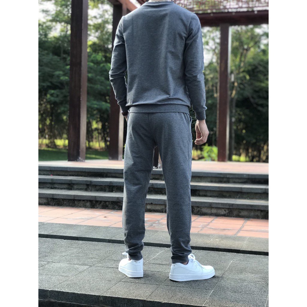 Bộ Thể Thao Nam Thu Đông Chất Nỉ Bông 100% cotton cao cấp VALIZA - BTT01