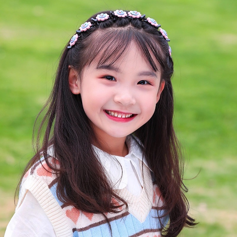 Cài Tóc Bé Gái Đính Hoa Nhiều Màu Sắc Duyên Dáng Dễ Thương