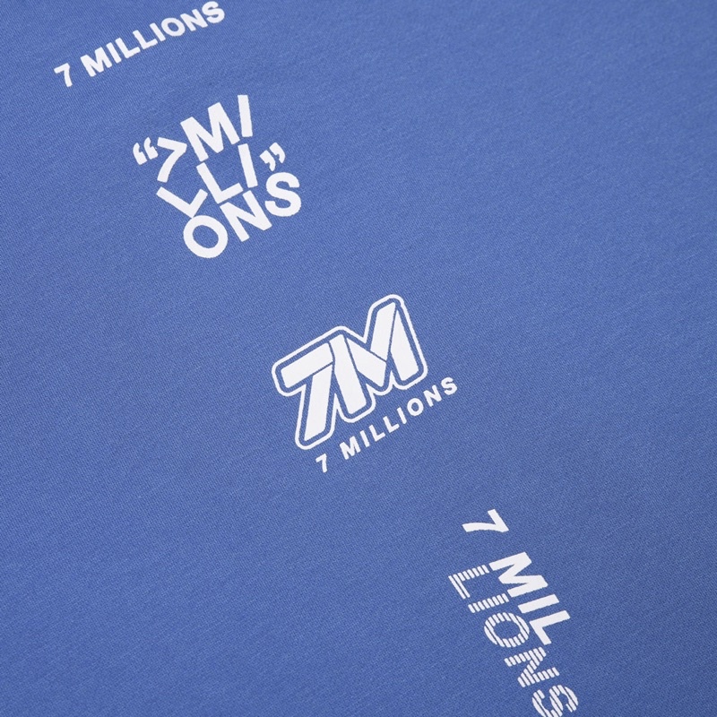 Áo Hoodie 7millions Icon Logo - Màu xanh - Đi kèm Box - Unisex - Form oversize | BigBuy360 - bigbuy360.vn