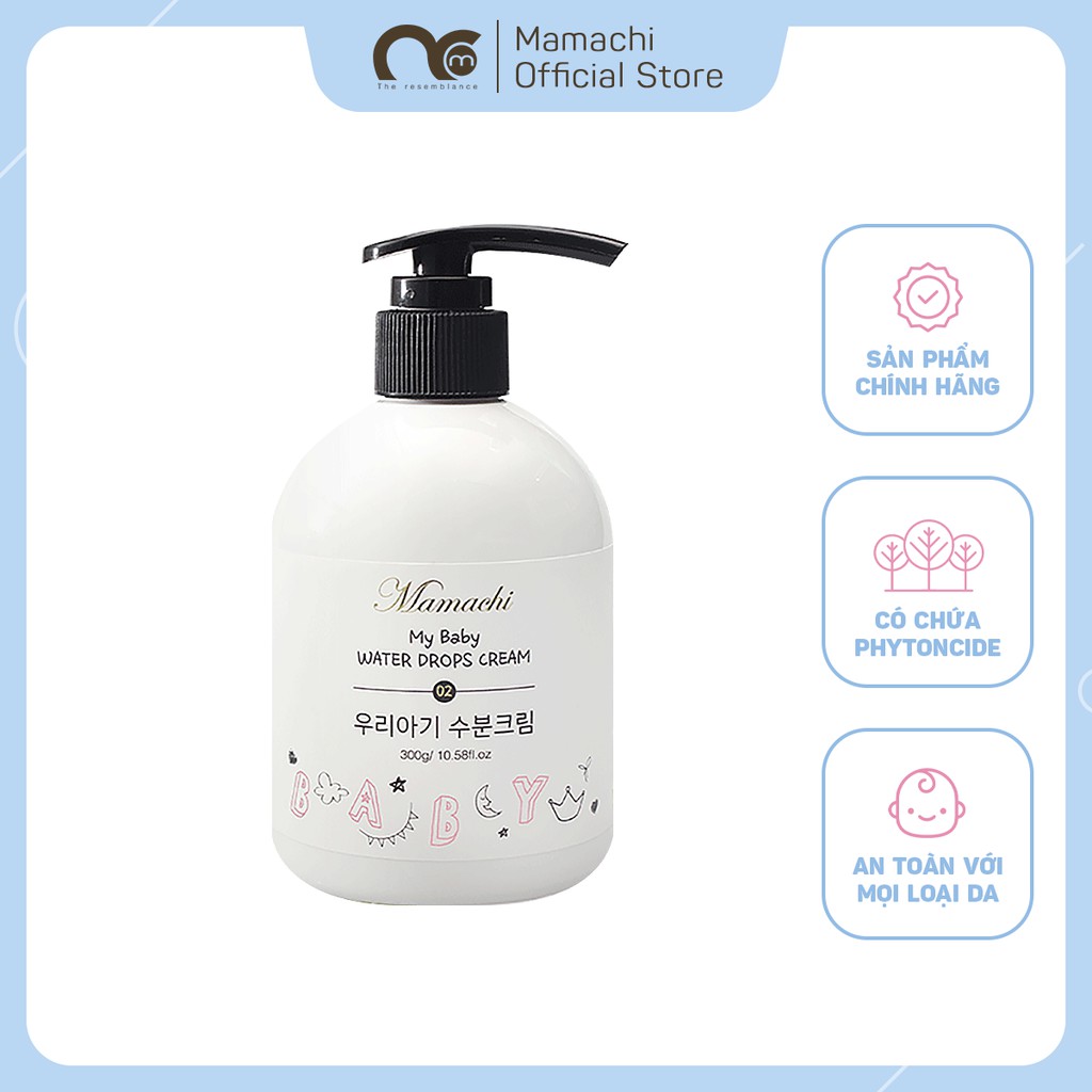Kem nước dưỡng ẩm Mamachi dưỡng da bù nước 300g