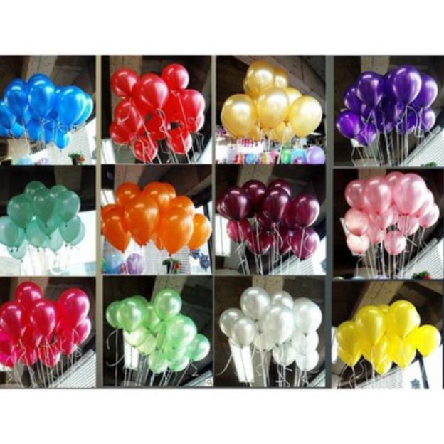 Bóng nhũ Ánh kim ( set 5- set 10 bóng)