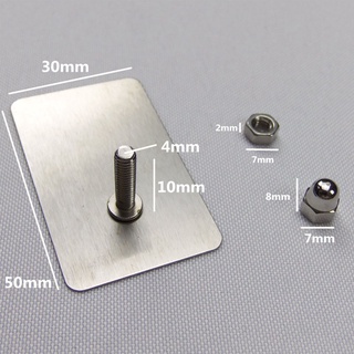 Miếng dán Inox (loại nhỏ 3cm x 5cm) chuyên dụng dành cho Thanh chắn giường
