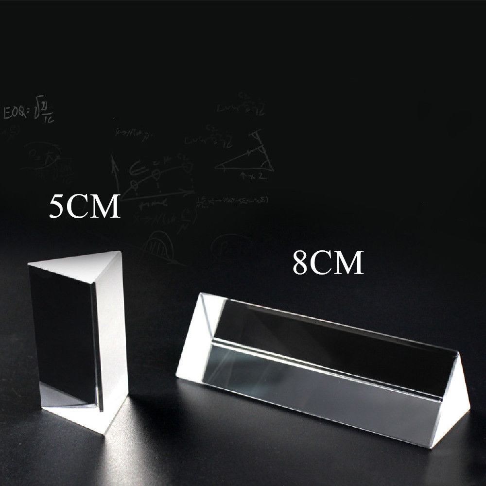 Đồ chơi lăng kính quang học màu cầu vồng dùng làm thí nghiệm vật lý dạy học cho trẻ em